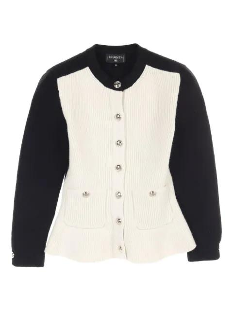 CHANEL Pre-Owned Cardigan bicolore 1986-1988