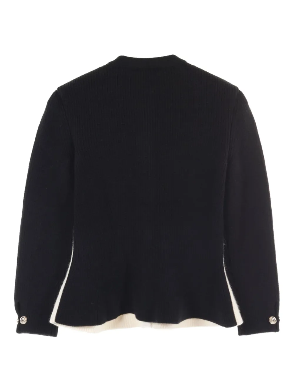 CHANEL Pre-Owned 1986-1988 zweifarbiger Cardigan | Image 2