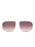 Mykita Santeri geometric-frame sunglasses - Gold