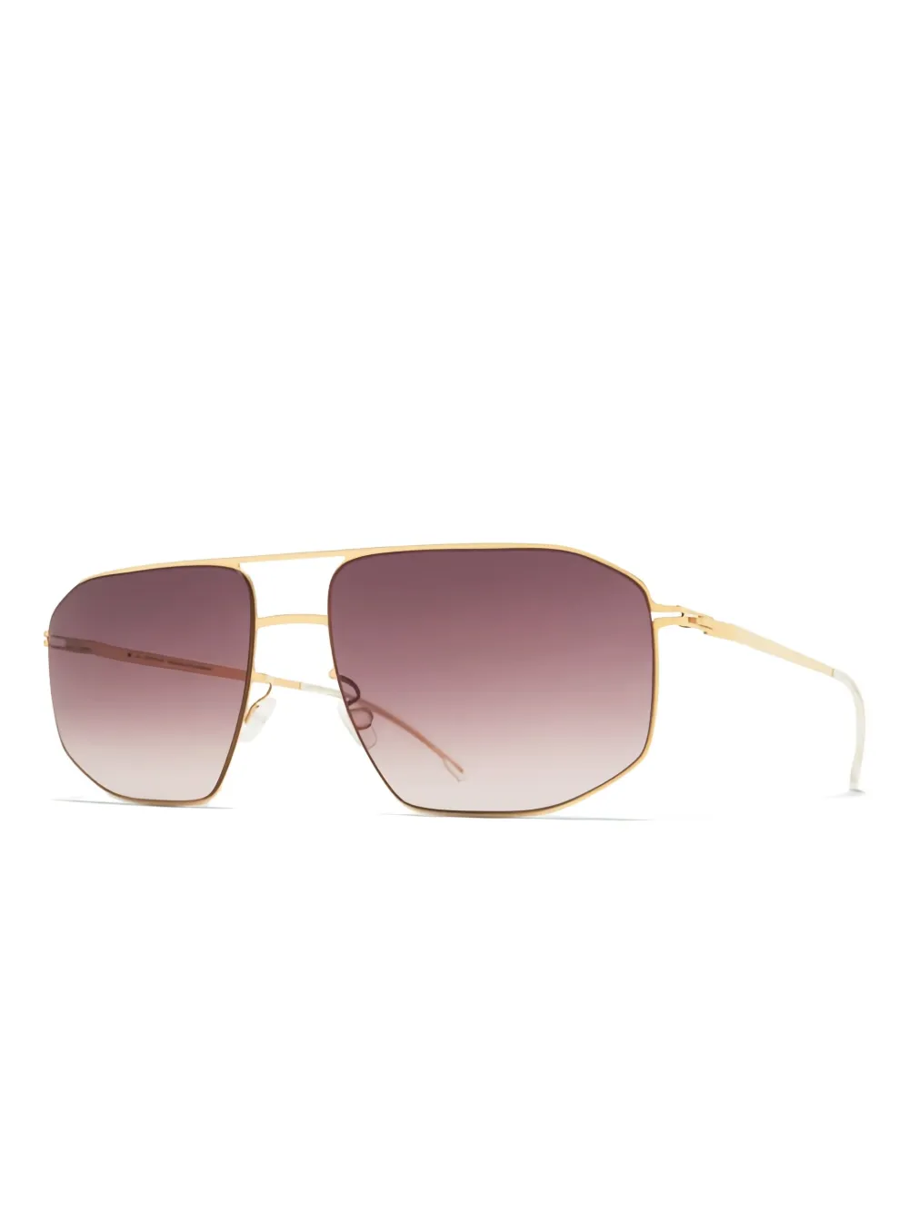 Mykita Santeri geometric-frame sunglasses Goud