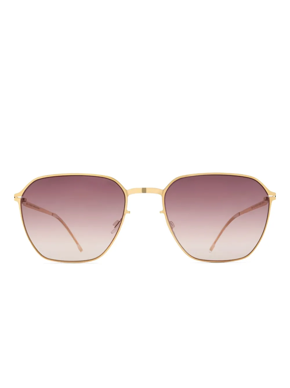 Mykita Anders geometric-frame sunglasses Goud