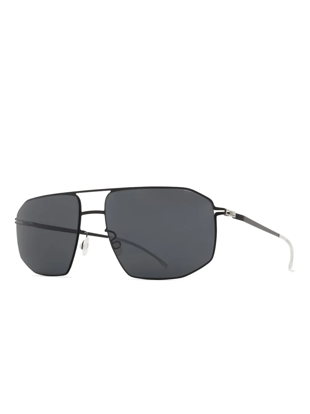Mykita Santeri geometric-frame sunglasses Zwart