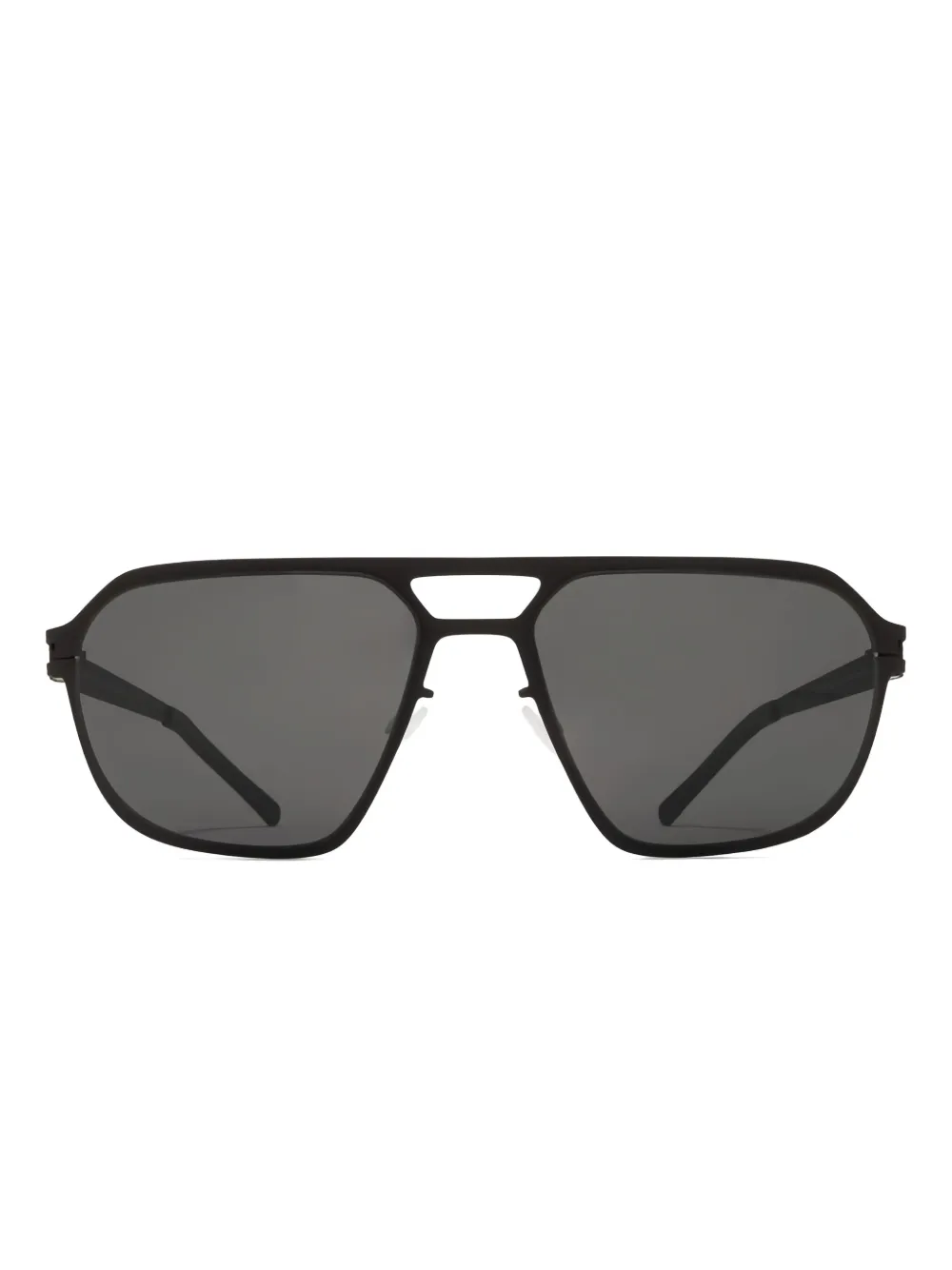 Mykita Sinclair zonnebril met piloten montuur Zwart