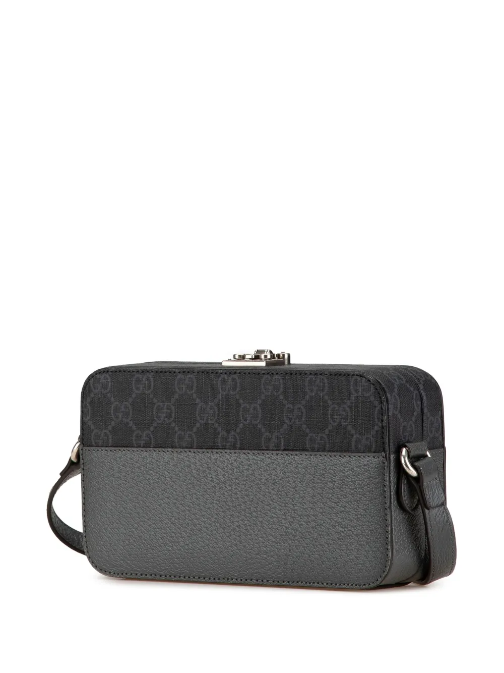Gucci Pre-Owned 2000-2015 GG Supreme and Leather Cut Out Interlocking G crossbody bag | Pre-Owned | Image 2