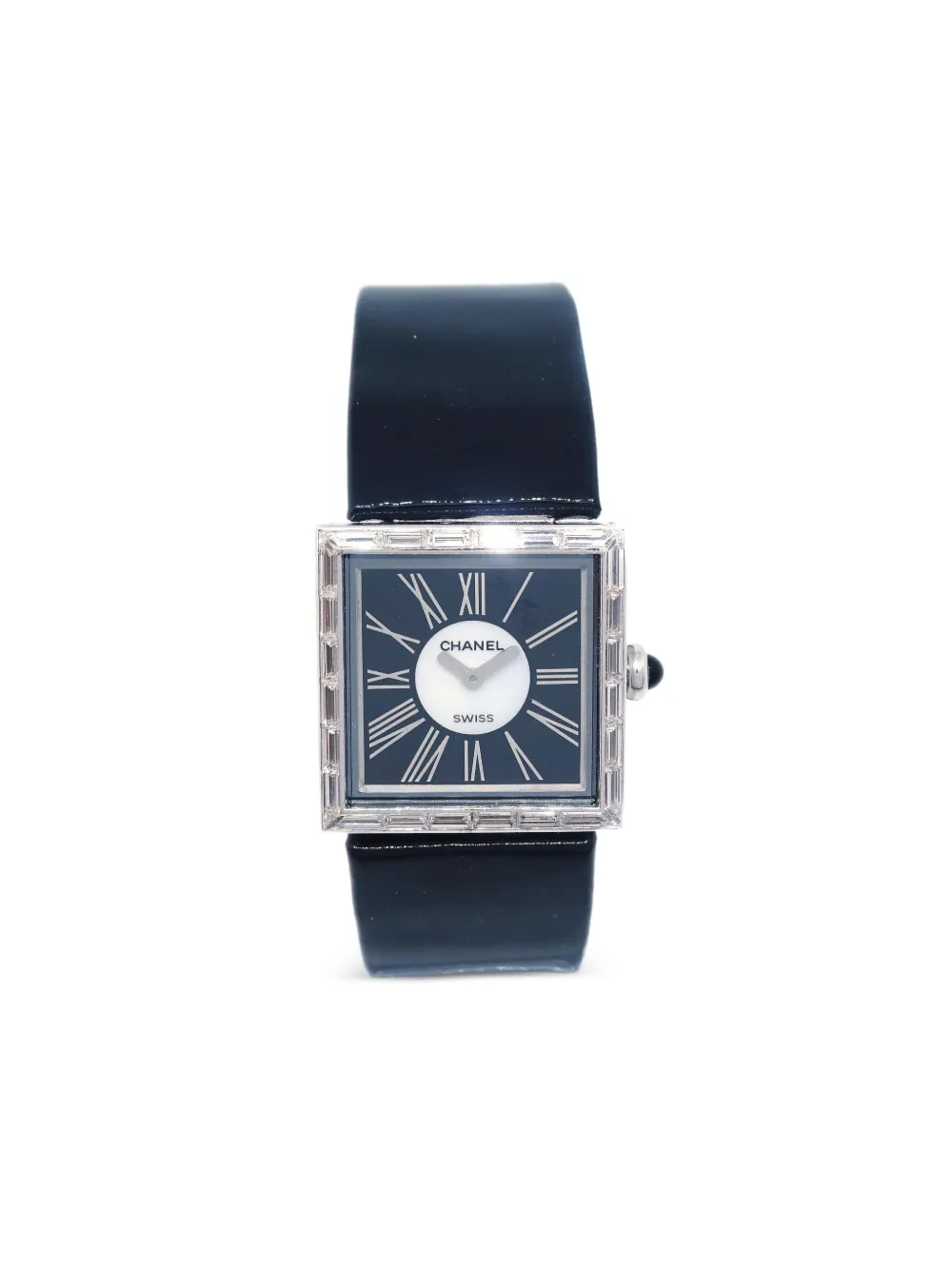 CHANEL Pre-Owned 1990-2000s プレオウンド マドモアゼル 22mm - ブラック CHANEL Pre-Owned 1990-2000s プレオウンド マドモアゼル 22mm - ブラック