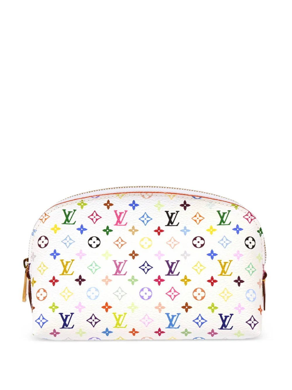 Louis Vuitton Pre-Owned x Takashi Murakami 2012 ポシェット コスメポーチ - ホワイト Louis Vuitton Pre-Owned x Takashi Murakami 2012 ポシェット コスメポーチ - ホワイト