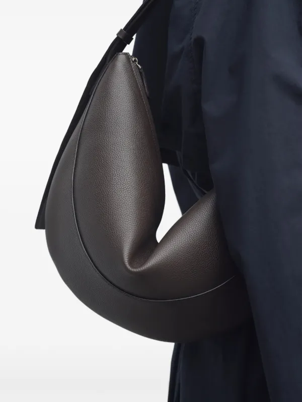 The Row Jouve Slouchy Shoulder Bag | Brown | FARFETCH