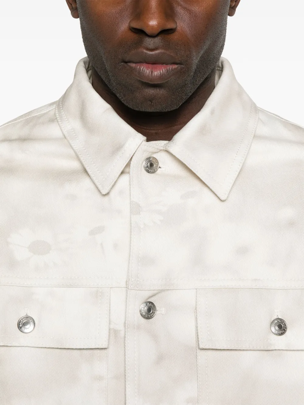 Maison Kitsuné Giacca-camicia con stampa Daisy Field | Image 5