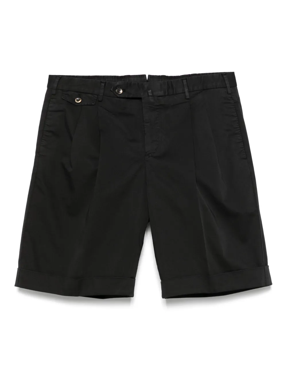 PT Torino Shorts met plooidetail Zwart