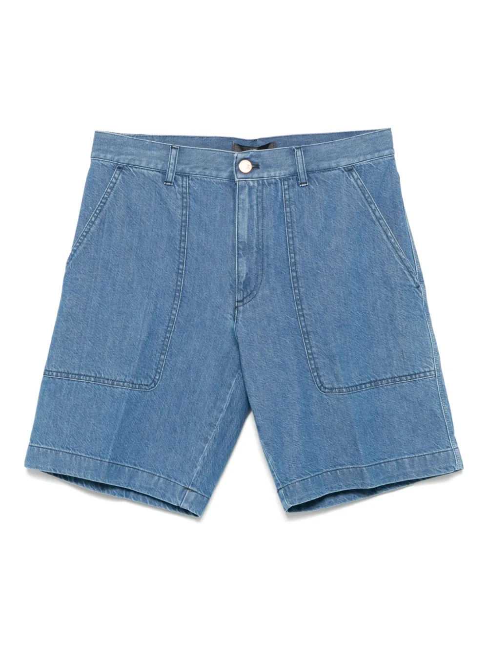 PT Torino Denim bermuda shorts Blauw