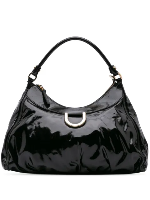 Gucci Pre-Owned 2000-2015 Patent Abbey D Ring shoulder bag