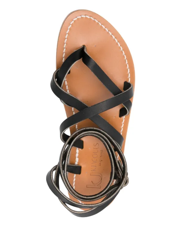 K. Jacques Zenobie Sandals | Black | FARFETCH