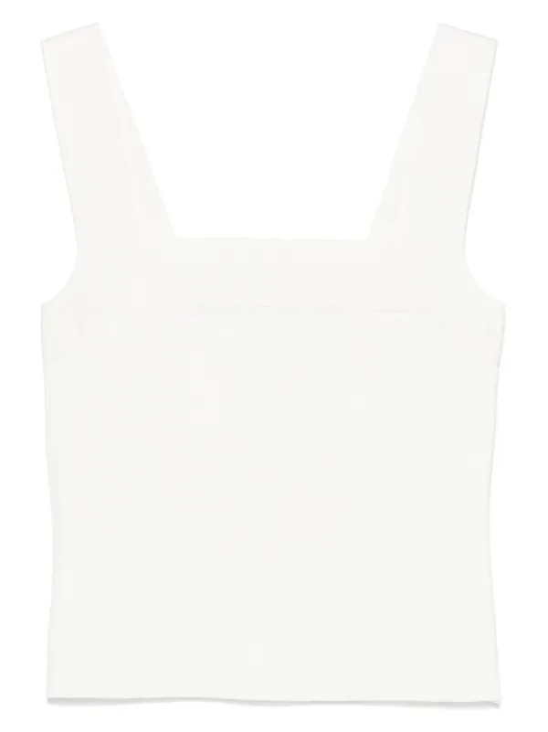 Simkhai Madine Tank Top in White