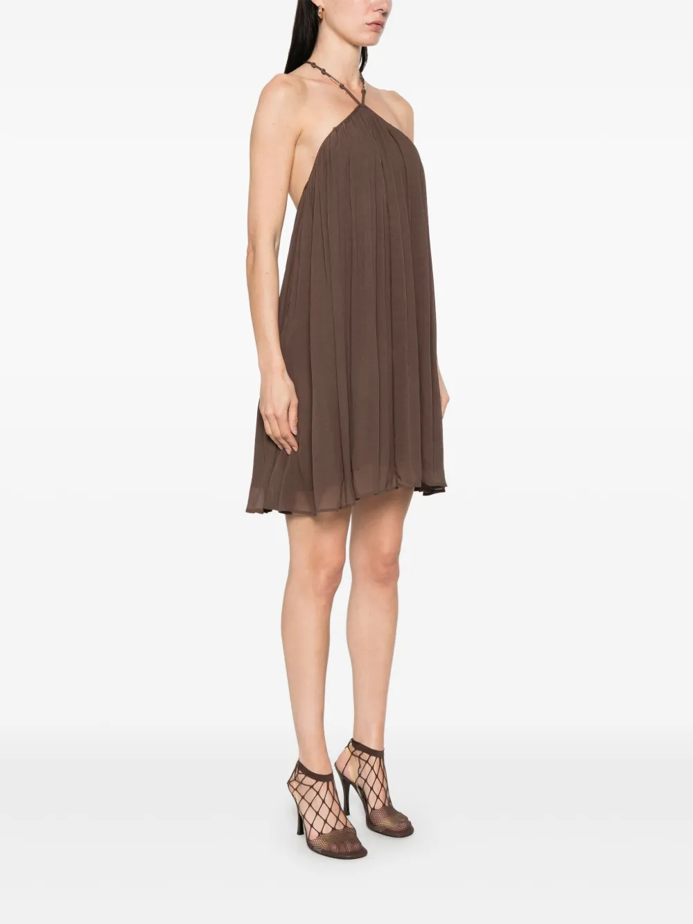 PATRIZIA PEPE HALTERNECK MINI DRESS 