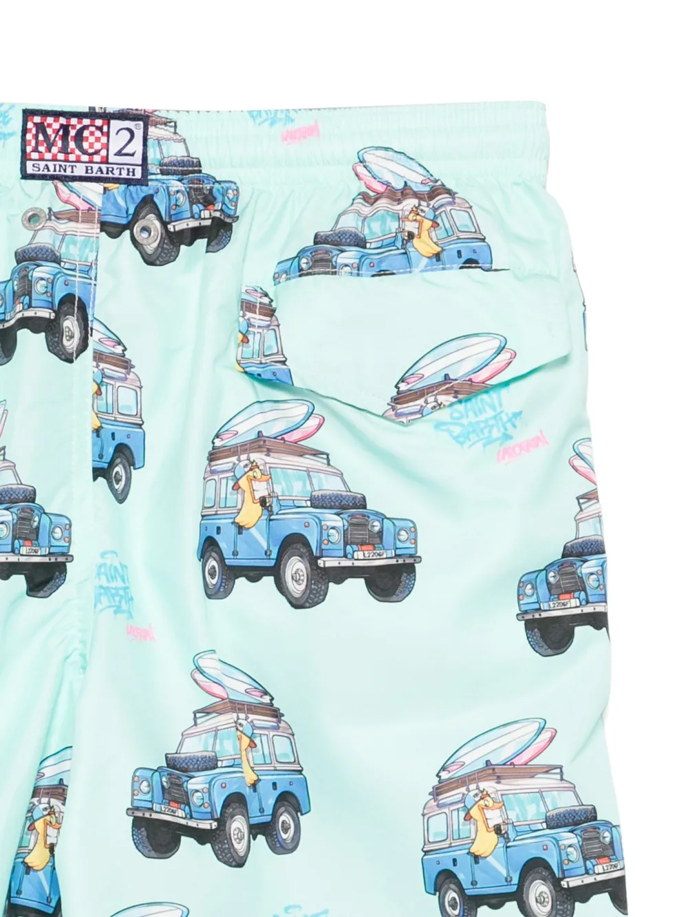 MC2 Saint Barth Kids x Crypto Puppets Jean Lighting zwembroek Blauw