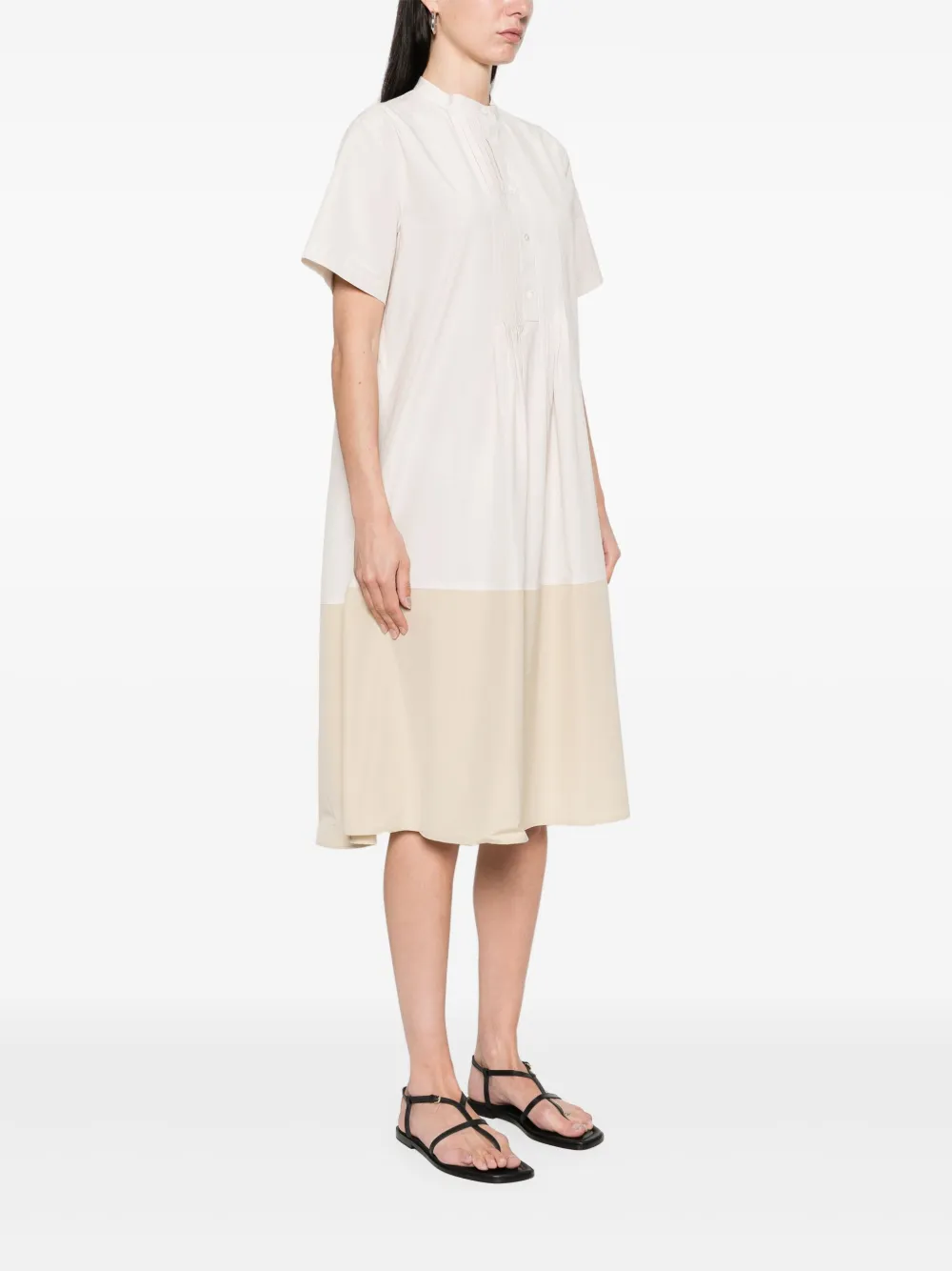 Antonelli Narnia midi-jurk Beige