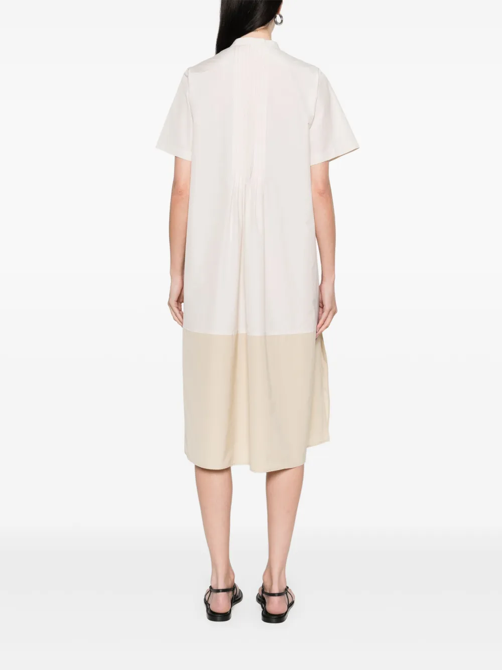 Antonelli Narnia midi-jurk Beige