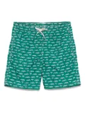 MC2 Saint Barth Kids Jean Lighting swim shorts - Green