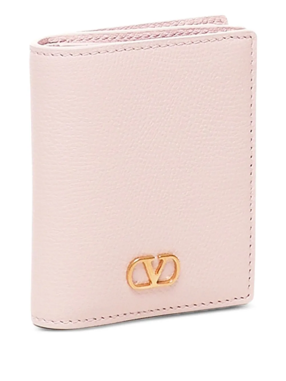 Valentino Garavani VLogo leather wallet Roze
