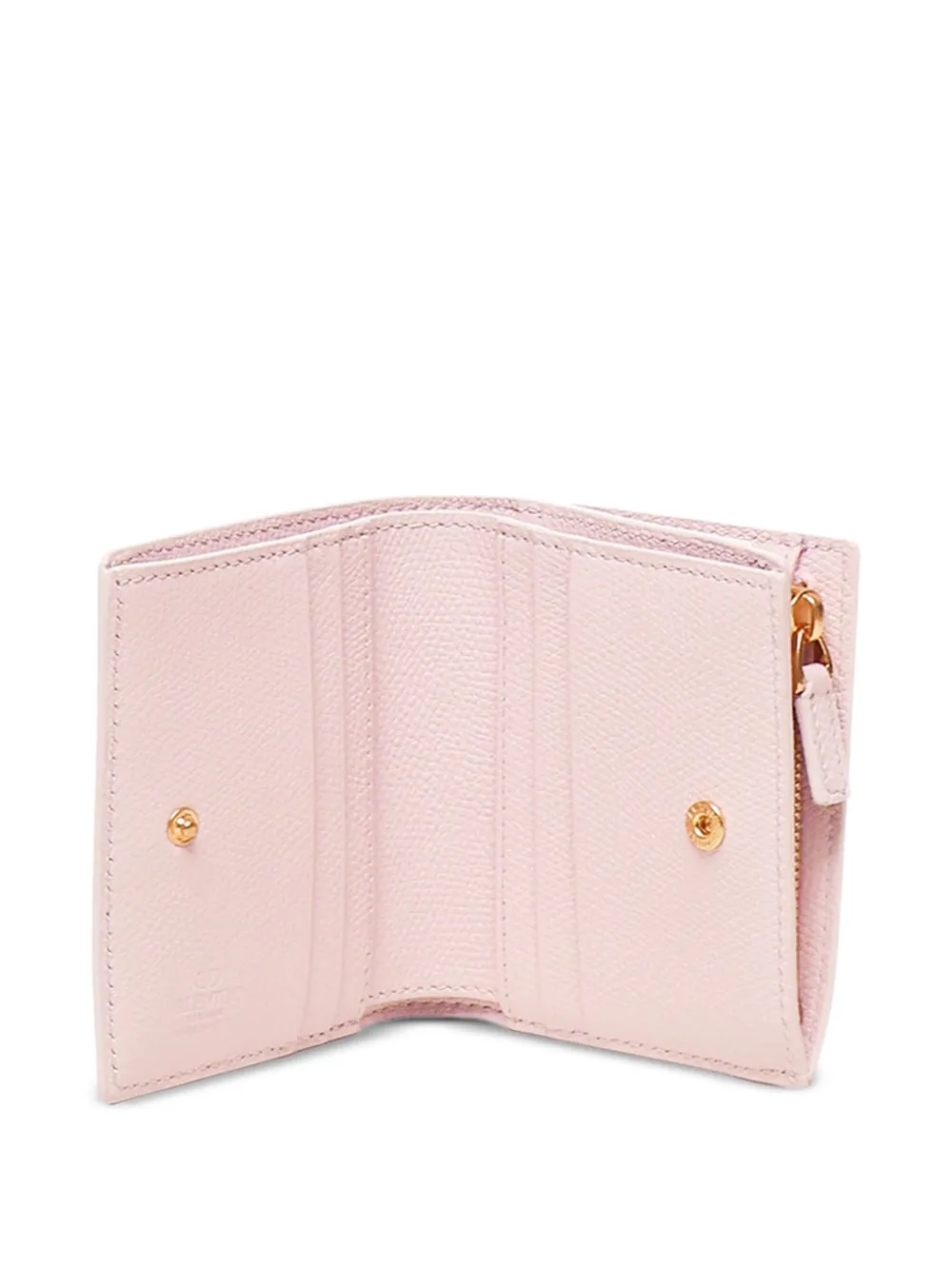 Valentino Garavani VLogo leather wallet Roze