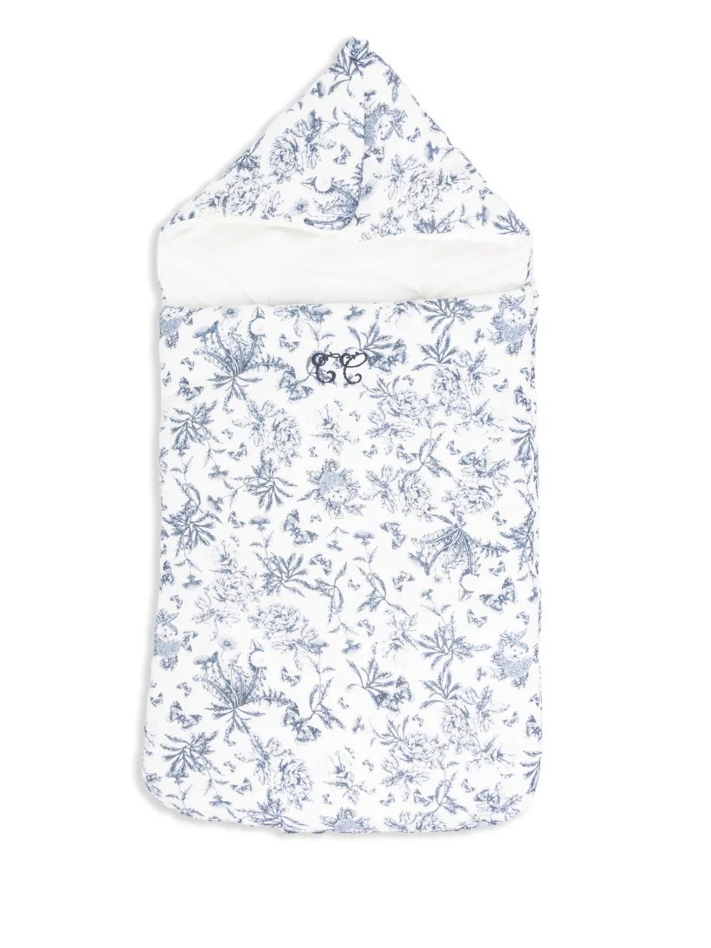 Tartine Et Chocolat Slaapzak met Toile de Jouy-print Wit