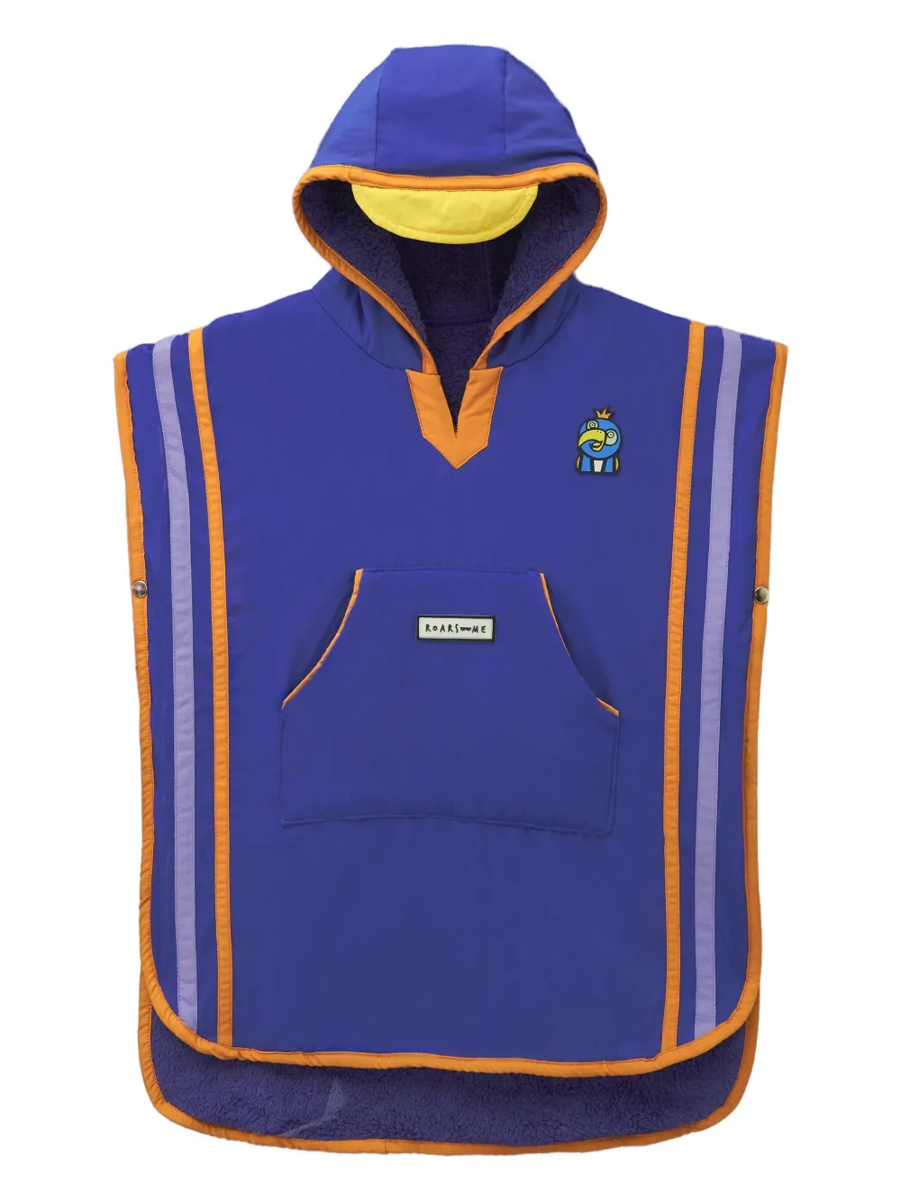 Roarsome Poncho met logopatch Blauw