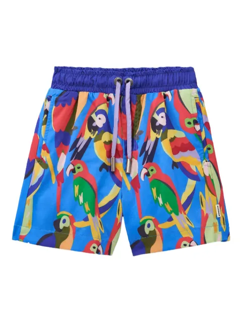 Roarsome shorts de playa con estampado gráfico