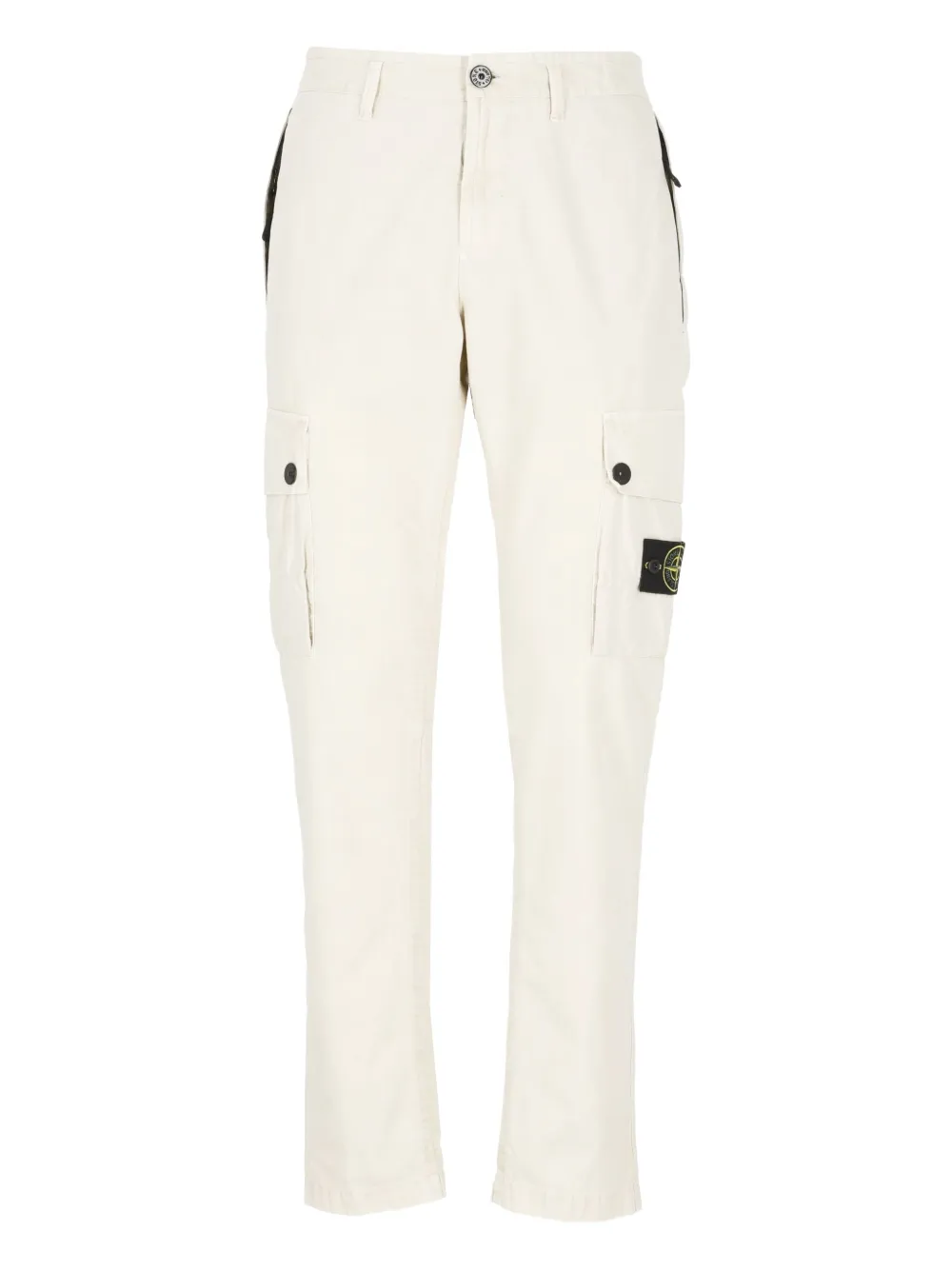 Stone Island Cargo broek met logopatch Beige