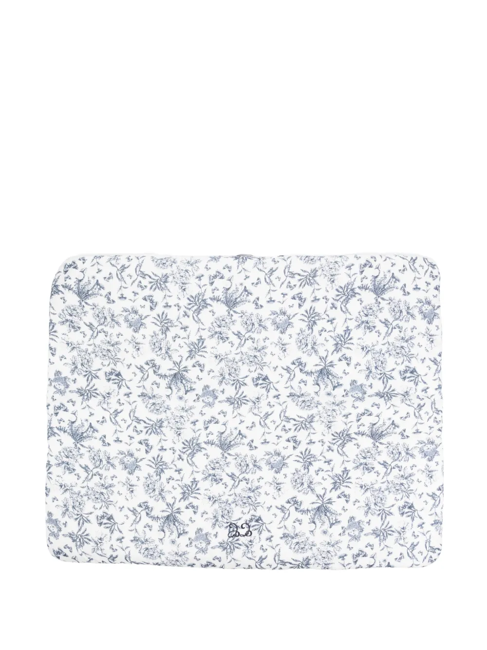 Tartine Et Chocolat Deken met Toile de Jouy-print Blauw