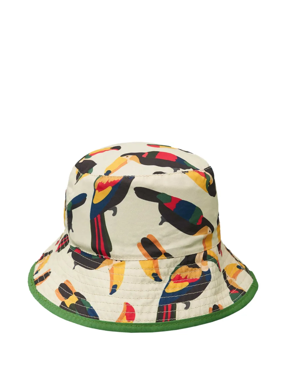 Roarsome Kids Toucan Reversible Bucket Hat In Neutrals