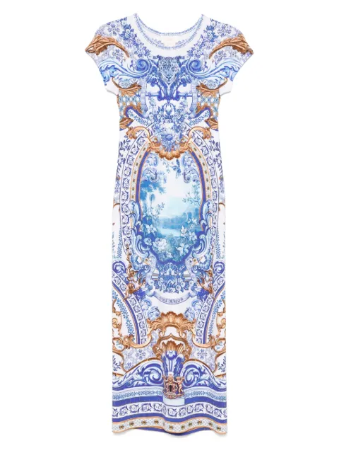 Camilla vestido midi Azul Adventures