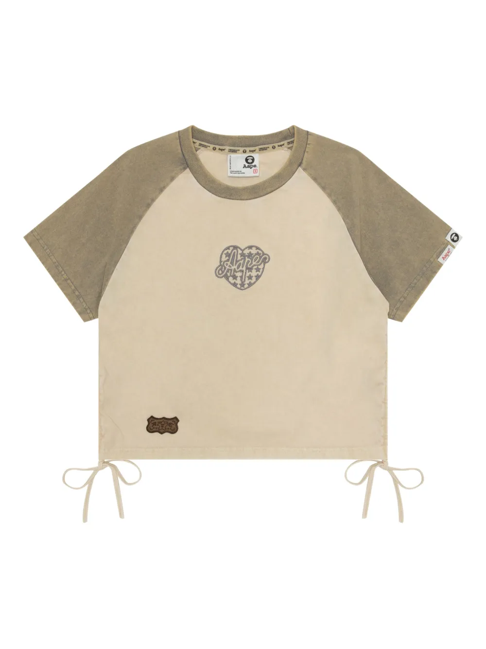 AAPE BY *A BATHING APE® playera con logo bordado | neutro | Image 1