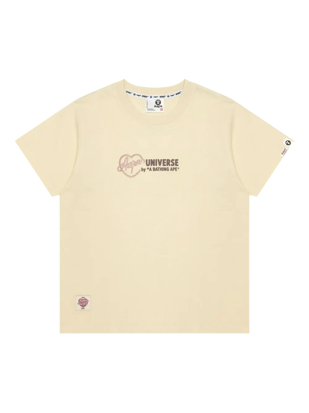 AAPE BY *A BATHING APE® logo-patch T-Shirt | Neutrals | Image 1