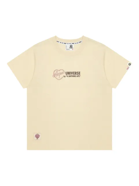 AAPE BY *A BATHING APE® logo-patch T-Shirt