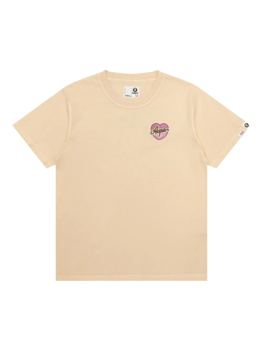 AAPE BY *A BATHING APE® playera con parche del logo | neutro | Image 1
