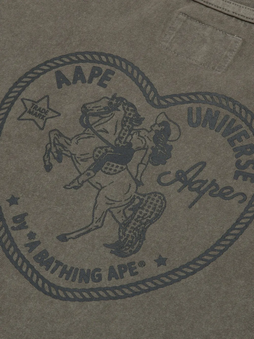 AAPE BY *A BATHING APE® T-shirt con applicazione | Top | Image 3