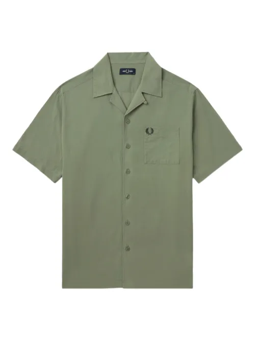 Fred Perry chemise en coton - Vert - Fred Perry - Modalova