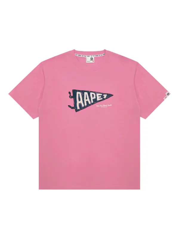 AAPE BY *A BATHING APE® Cotton T-shirt Pink FARFETCH PH