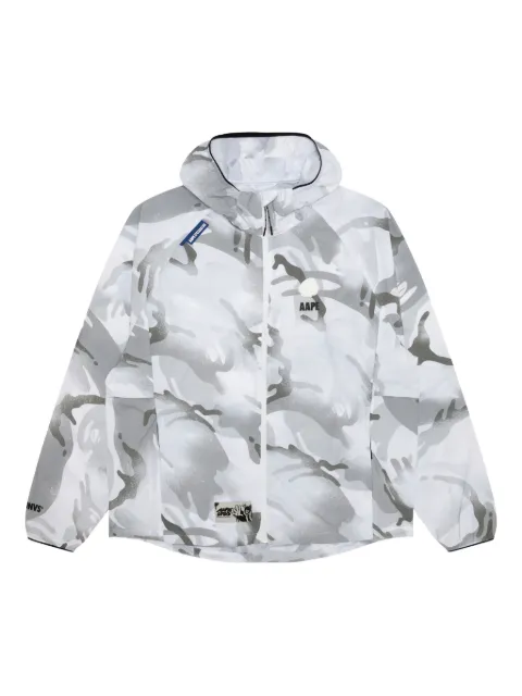AAPE BY *A BATHING APE® chamarra con parche del logo