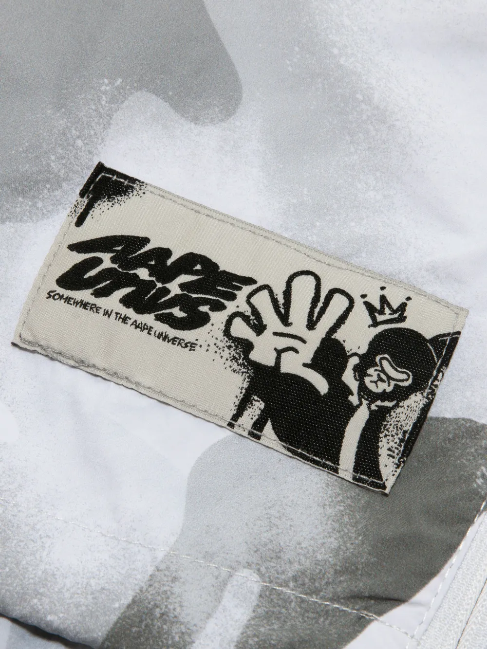 AAPE BY *A BATHING APE Jack met logopatch Wit