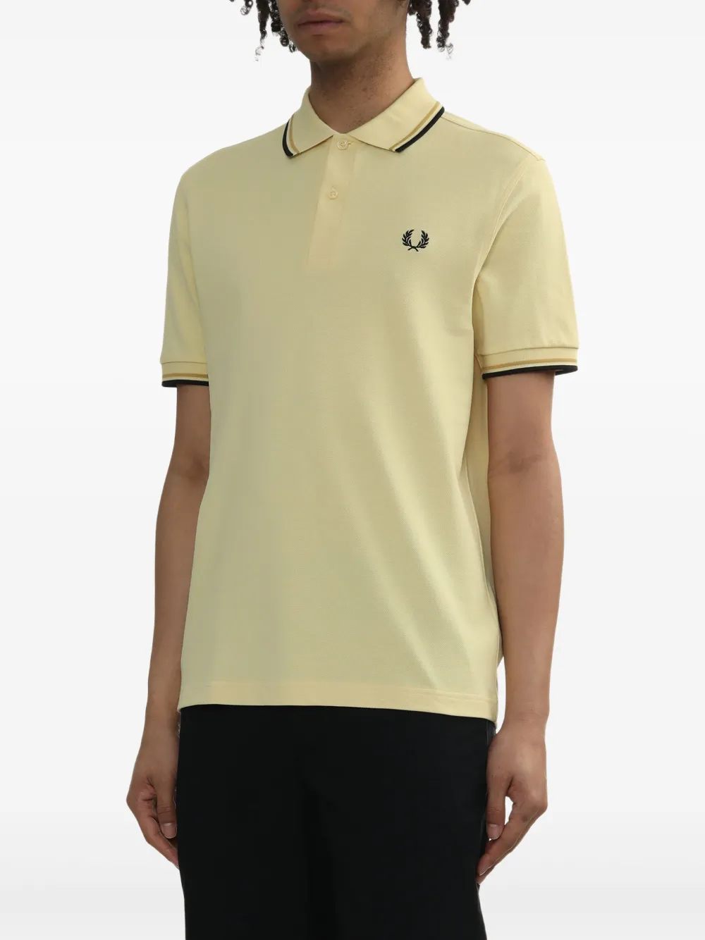 Fred Perry Katoenen poloshirt Geel