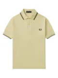 Fred Perry cotton polo shirt - Yellow