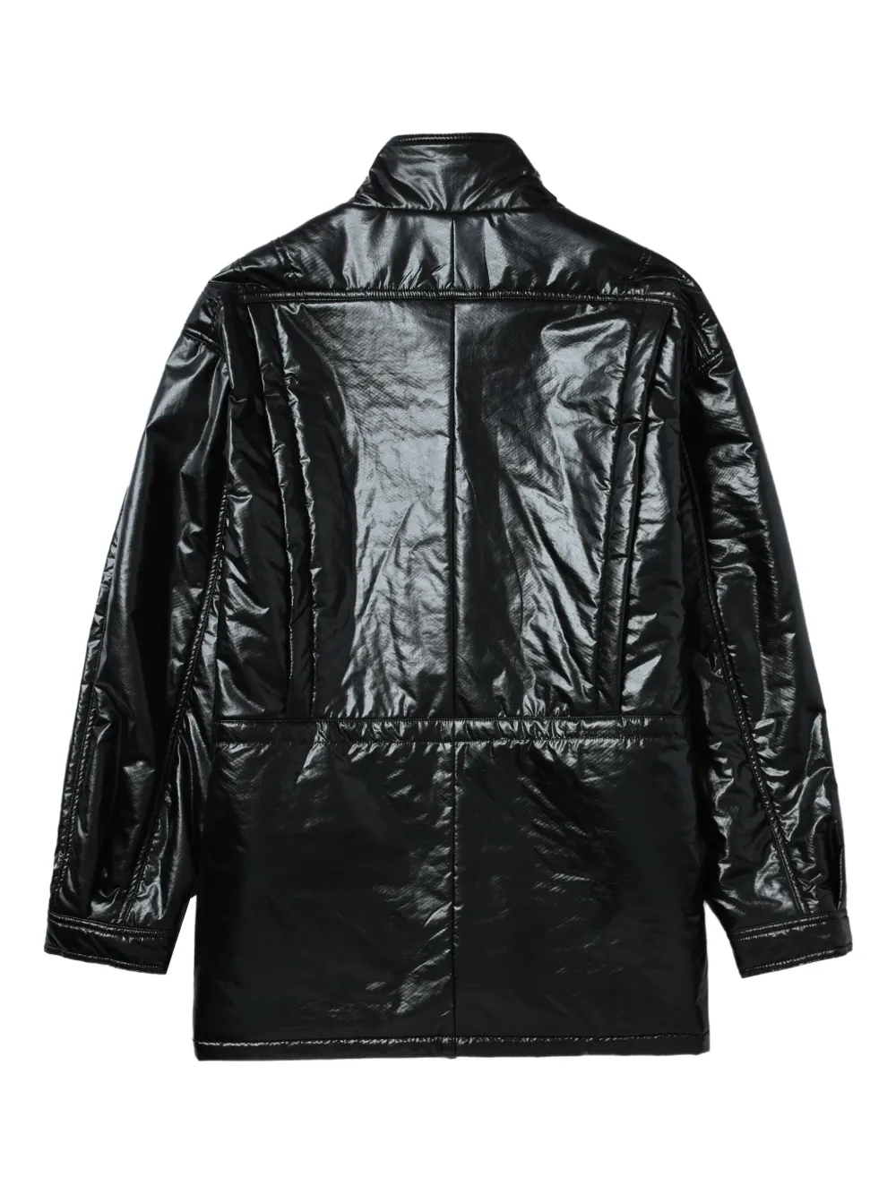 ★送料・関税込★LOW CLASSIC★23FW FAKE LEATHER JACKET★ Low Classic faux-leather Jacket | ブラック | FARFETCH JP