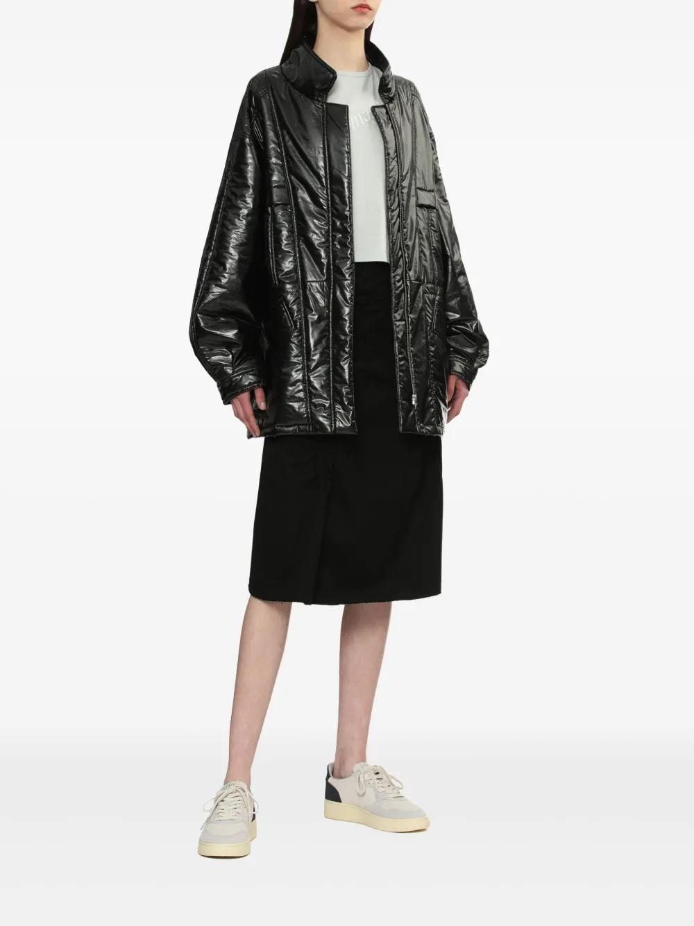 Low Classic faux-leather jacket | Down Jackets | Image 2