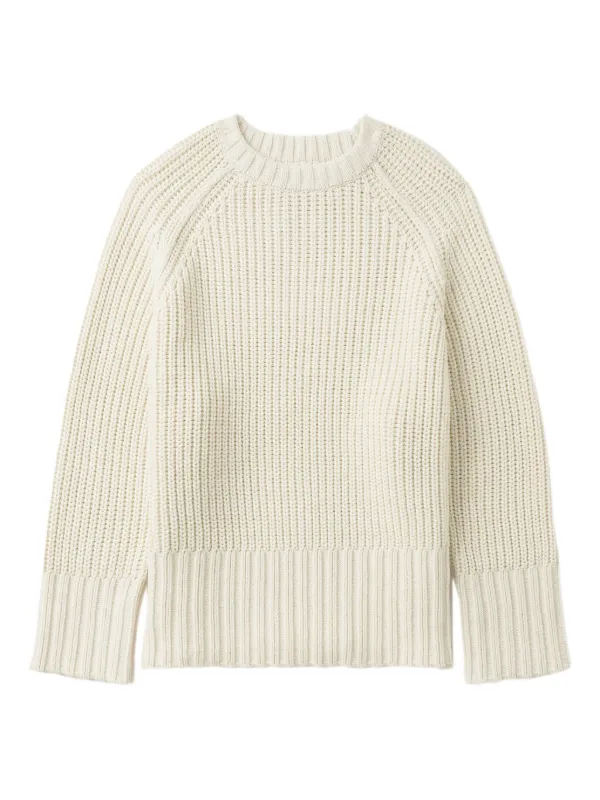 Lowclassic lc ニットセーター Low Classic リブニット セーター | ニュートラル | FARFETCH JP