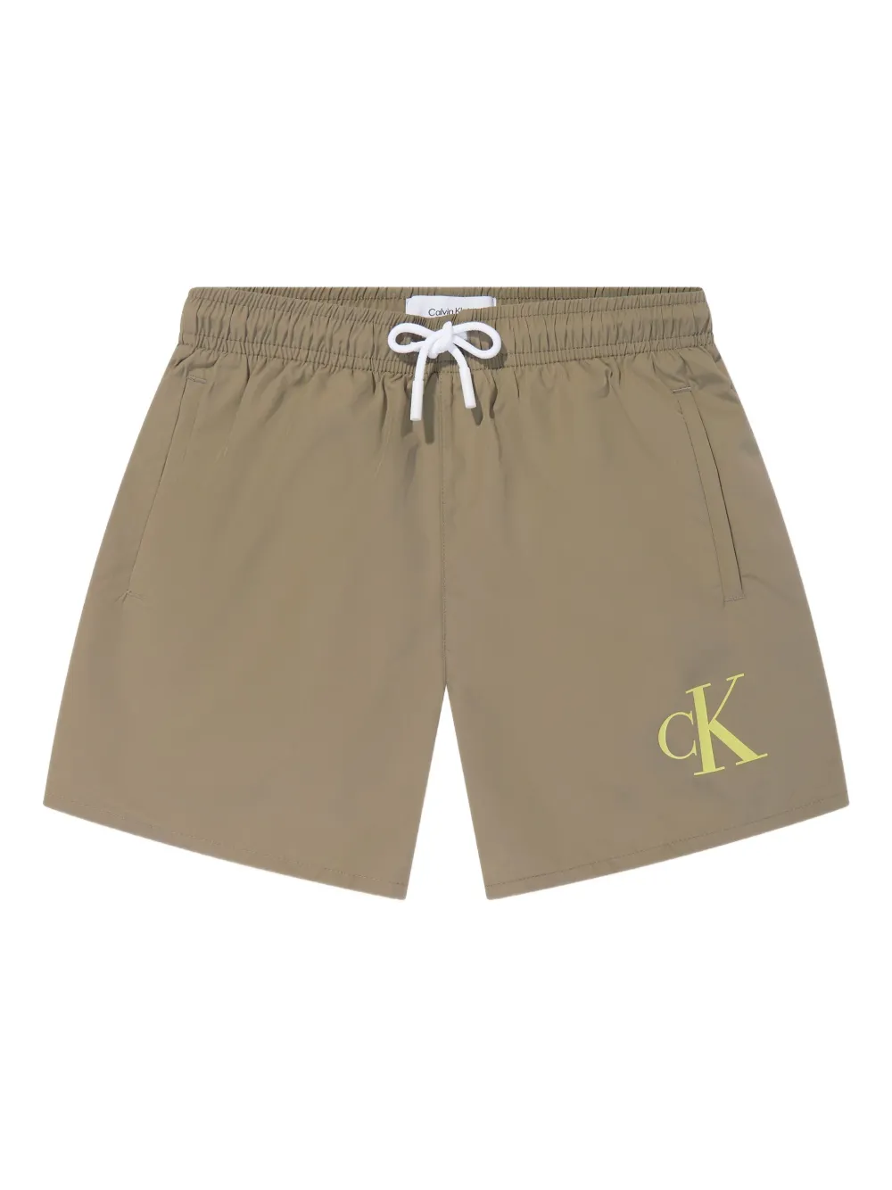 Calvin Klein Kids Zwembroek met CK-monogram Groen