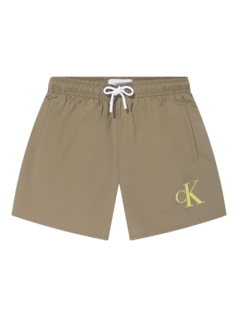 Calvin Klein Kids شورت سباحة بمونوغرام CK