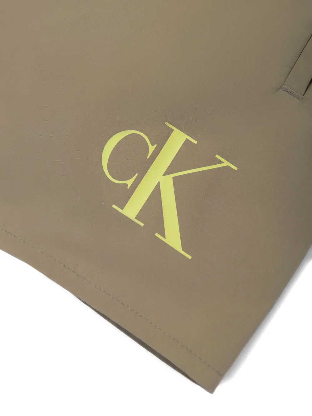 Calvin Klein Kids Zwembroek met CK-monogram Groen