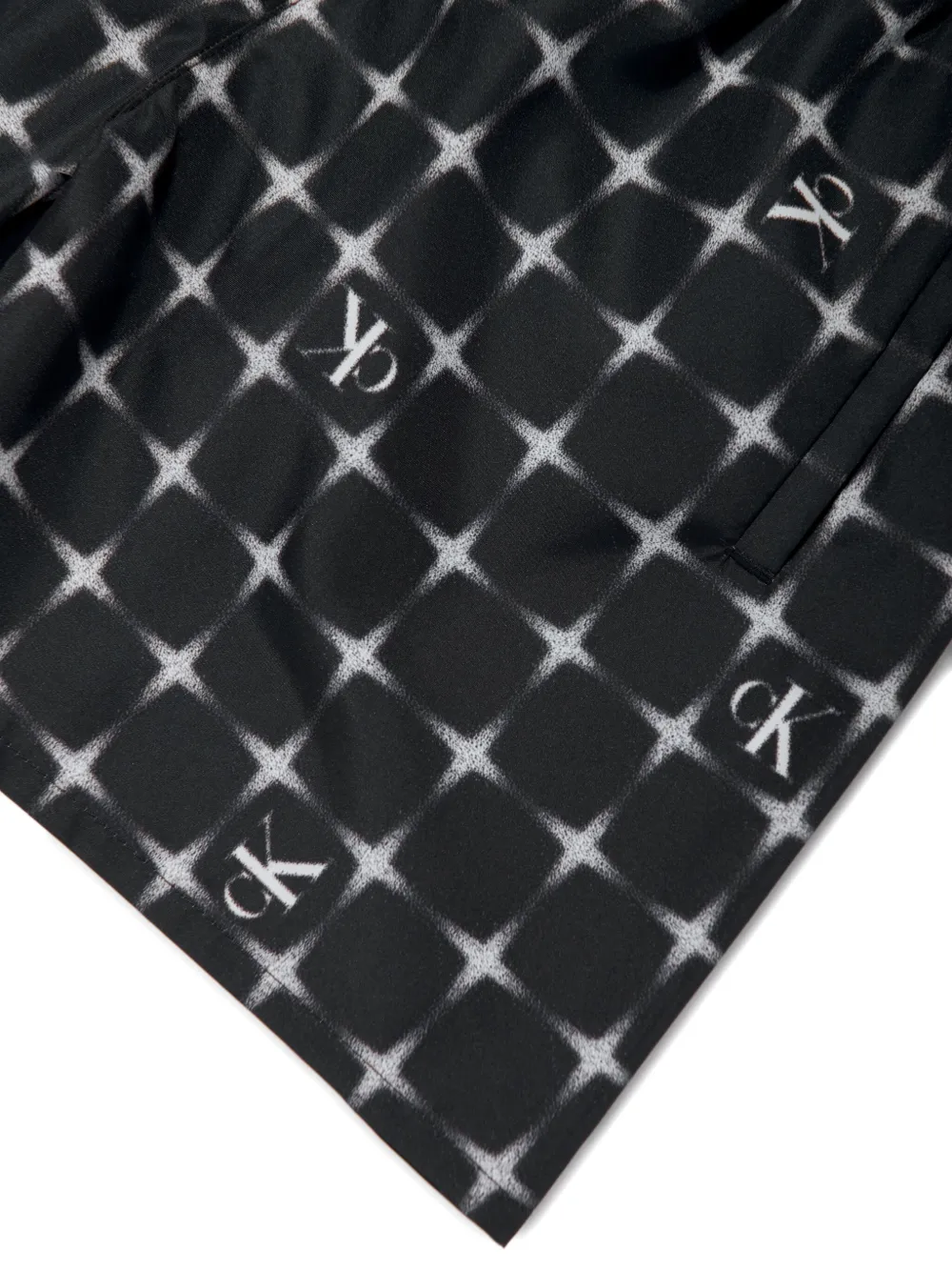 Calvin Klein Kids Zwembroek met CK-monogram Zwart