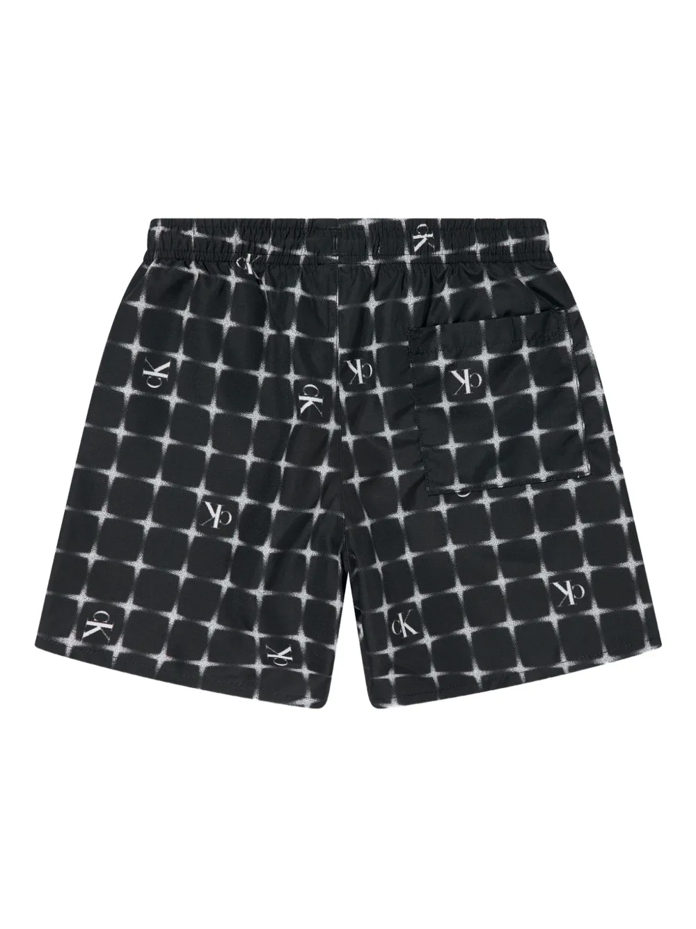 Calvin Klein Kids Zwembroek met CK-monogram Zwart